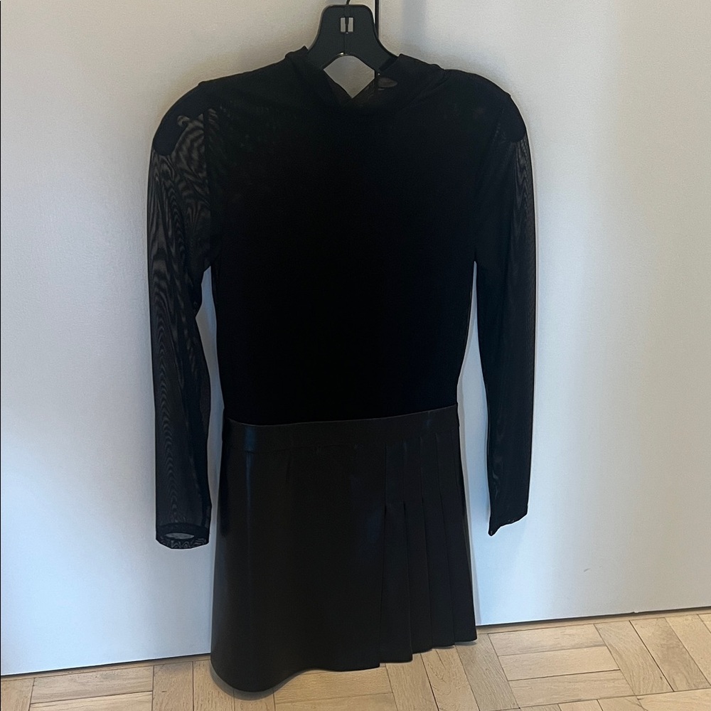 Alice + Olivia Black Long Sleeve Dress